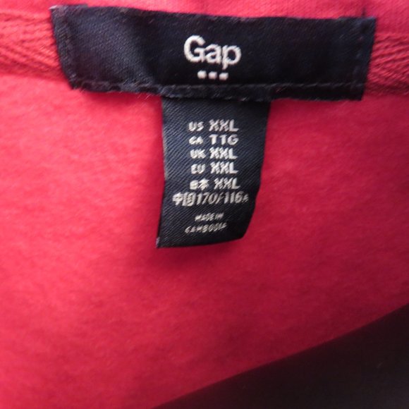 GAP:  GAP Logo Pink Zip-Up Hoodie with Pockets - Picture 4 of 5